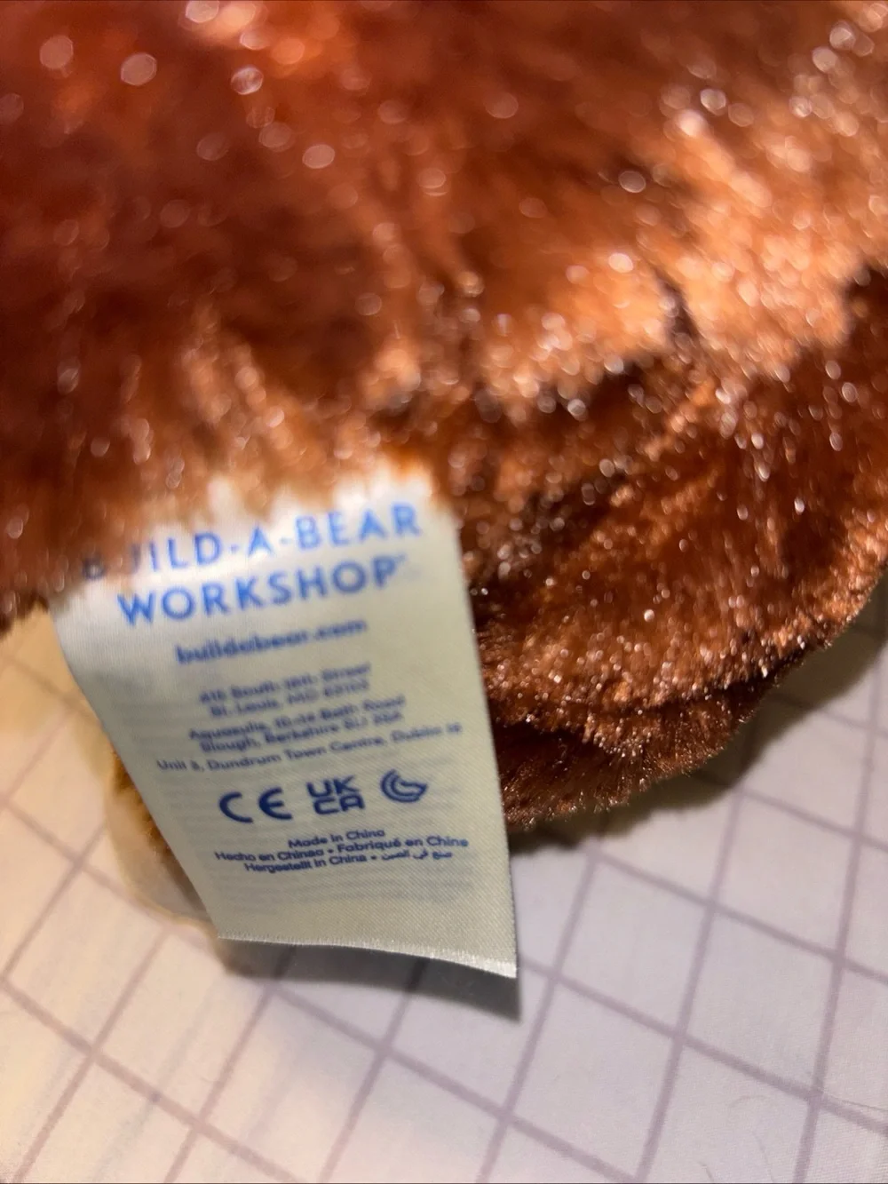 Build-A-Bear Plush Moose in Brown and Cream this moose is retired